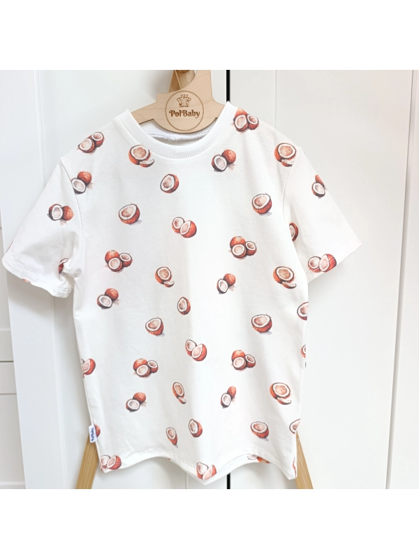 Bluzka na krótki rękaw - kokoski white